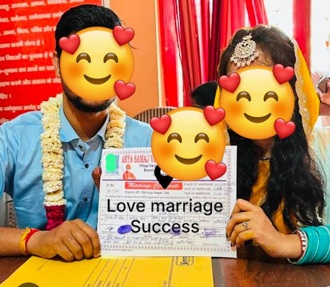 Love marriage inter-caste couple Delhi